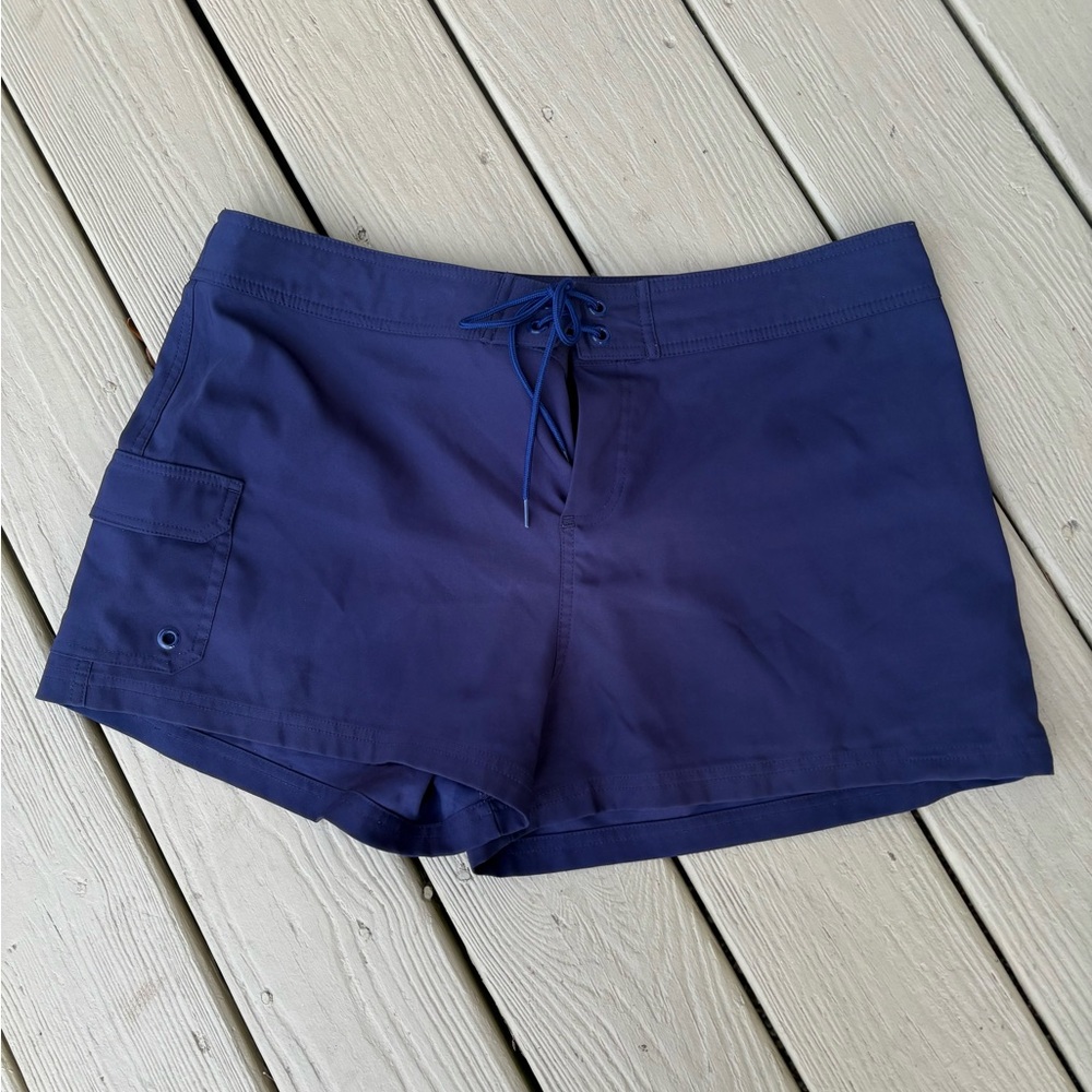 JAG Dark Blue Women's Swim Shorts, Size: XL